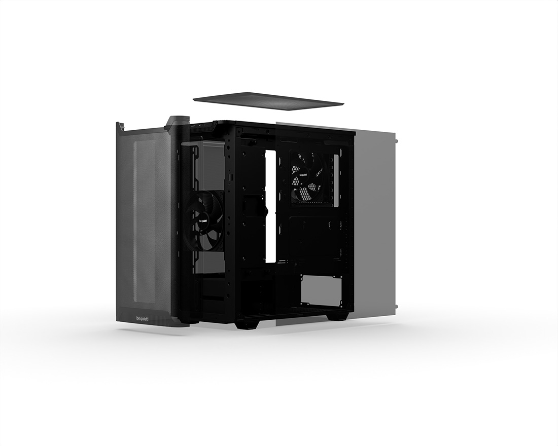 PURE BASE 501 | Airflow Black silent essential PC cases from be quiet!